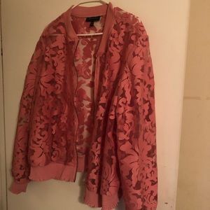 Coral Floral Jacket